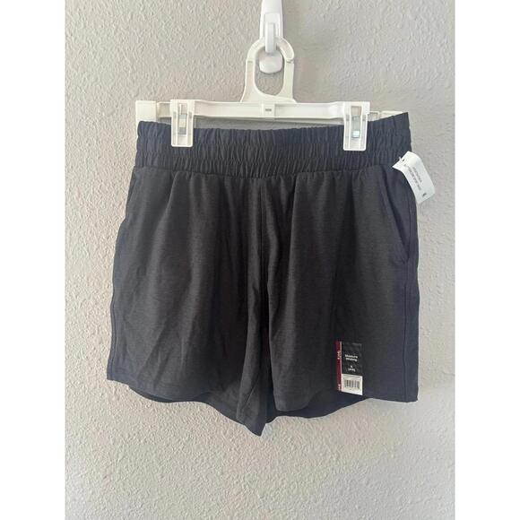 NWT Athletic Work Buttercore Shorts charcoal grey size S. Super soft and comfy - Picture 1 of 2